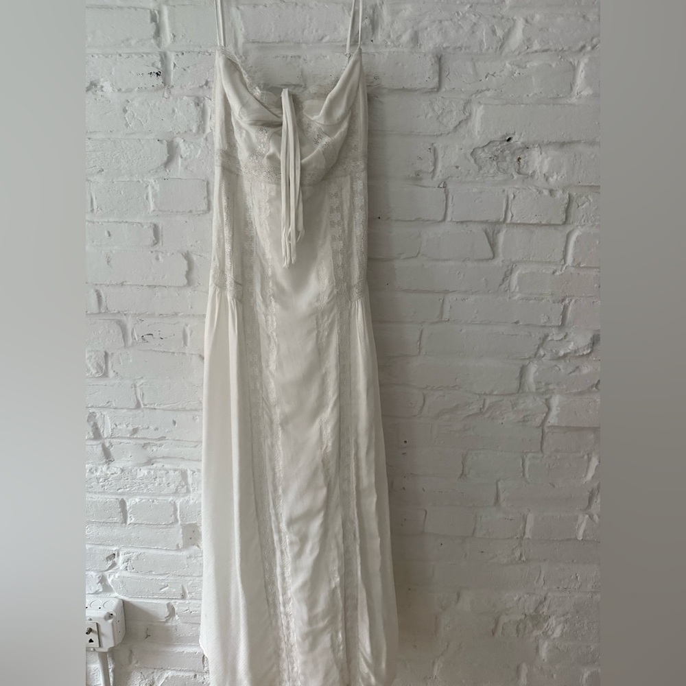 Reclectic White Midi Dress